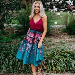 Francis and Benedict midi skirt